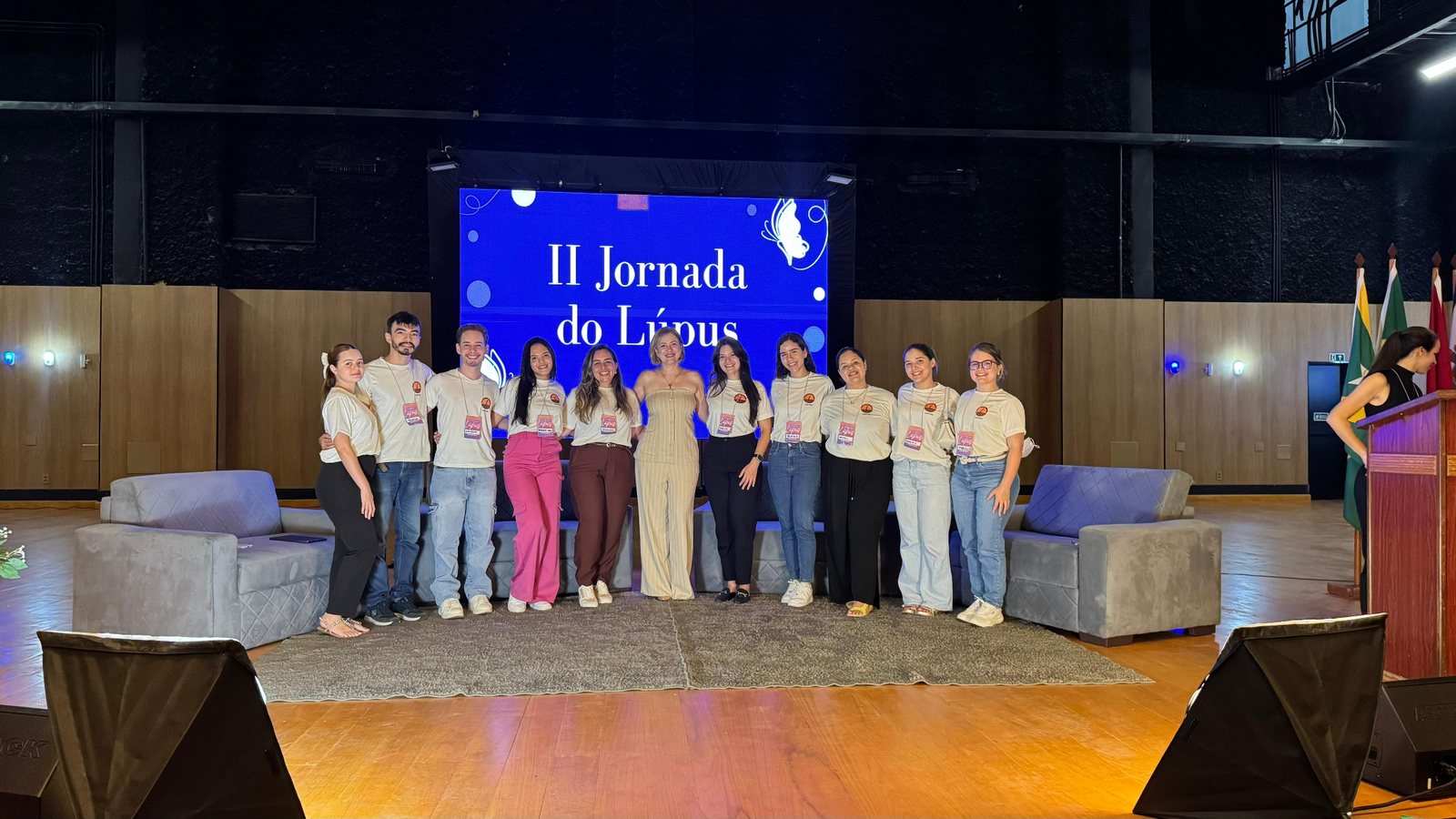 Auditório durante a II Jornada do Lúpus, evento científico do ADHAM